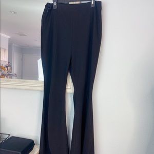 21S Shein black flare pants